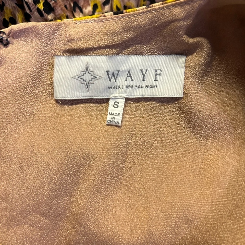 WAYF Plaza Cut-Out Tiered Maxi Dress, size small. - Picture 5 of 8